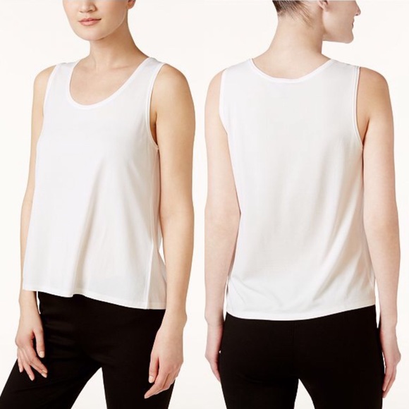 eileen fisher white tank